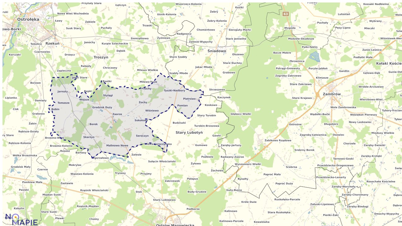 Mapa wyborów do sejmu Czerwin